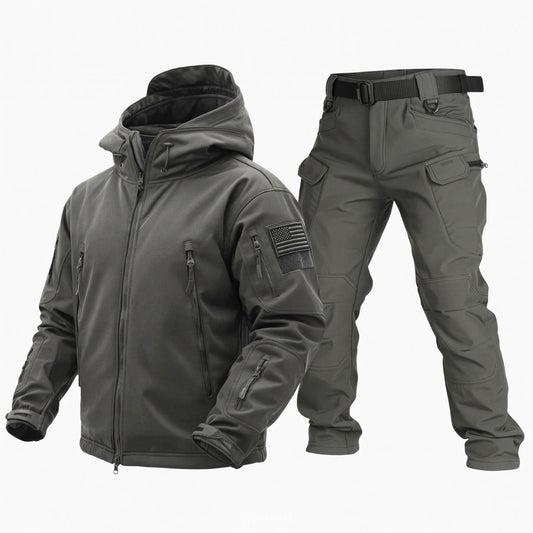 Vanguard Pro Waterproof Softshell Jacket & Pants Set - Fleece lined - 17 Pockets