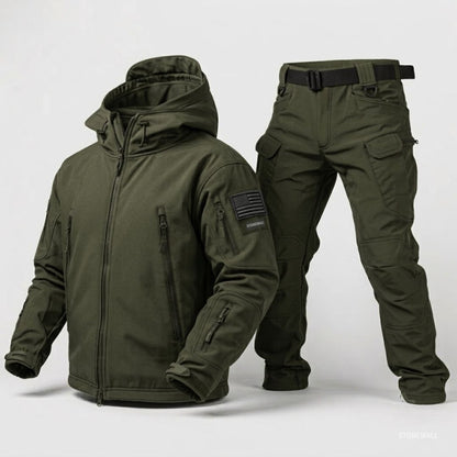 Vanguard Pro Waterproof Softshell Jacket & Pants Set - Fleece lined - 17 Pockets