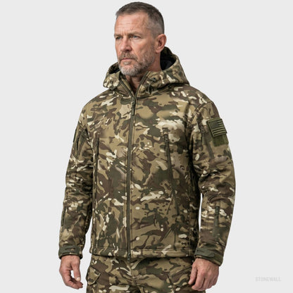 Vanguard Pro Waterproof Softshell Jacket - Camo - Fleece Lined