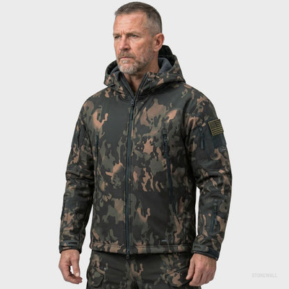 Vanguard Pro Waterproof Softshell Jacket - Camo - Fleece Lined