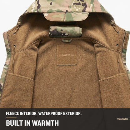 Vanguard Pro Waterproof Softshell Jacket & Pants Set - Camo - 17 Pockets