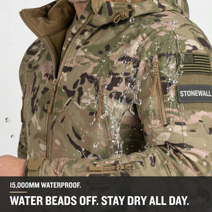 Vanguard Pro Waterproof Softshell Jacket & Pants Set - Camo - 17 Pockets