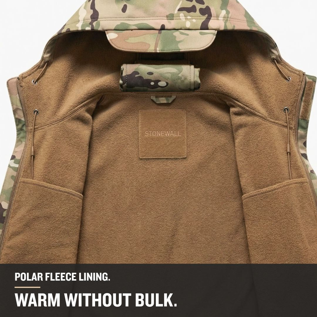 Vanguard Pro Waterproof Softshell Jacket & Pants Set - Camo - 17 Pockets