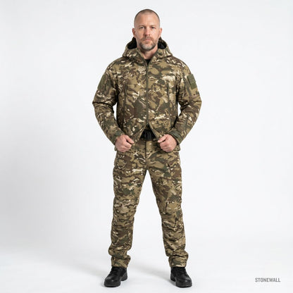 Vanguard Pro Waterproof Softshell Jacket & Pants Set - Camo - 17 Pockets