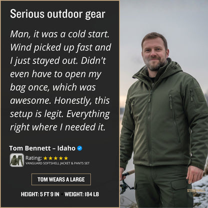 Vanguard Pro Waterproof Softshell Jacket - Fleece Lined
