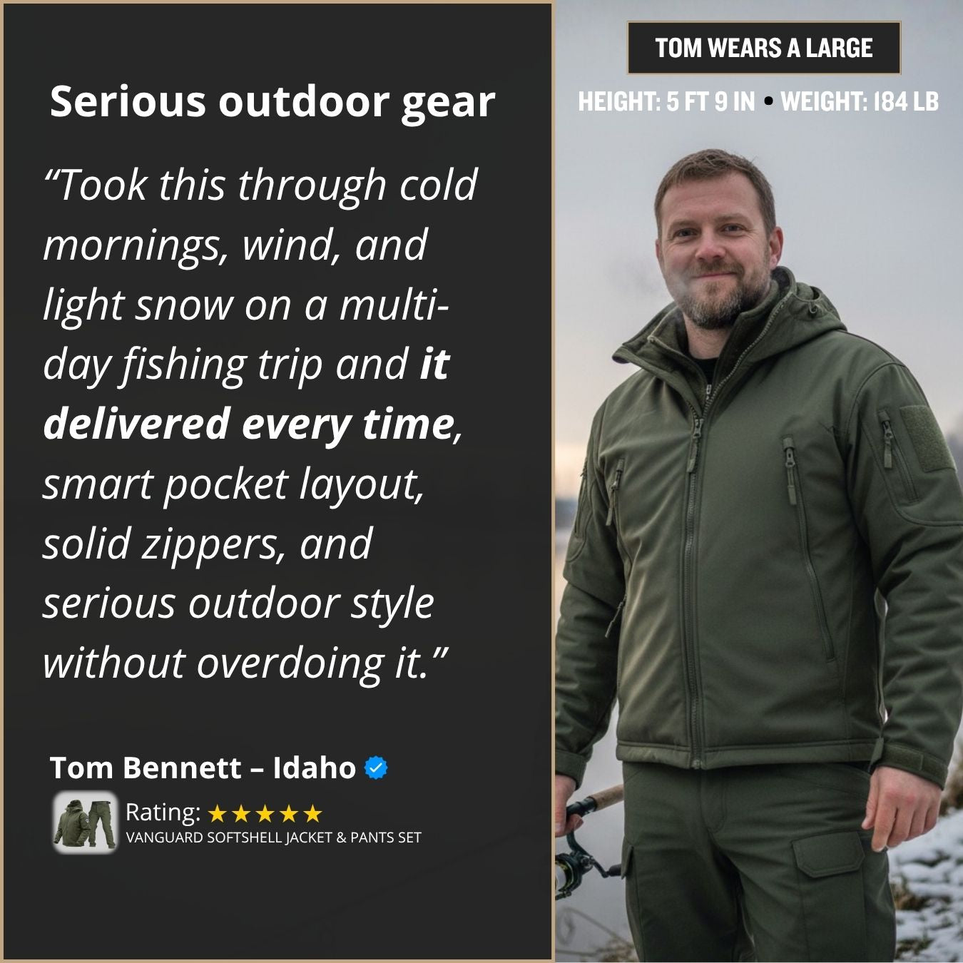 VANGUARD FIELD WATERPROOF SOFTSHELL JACKET