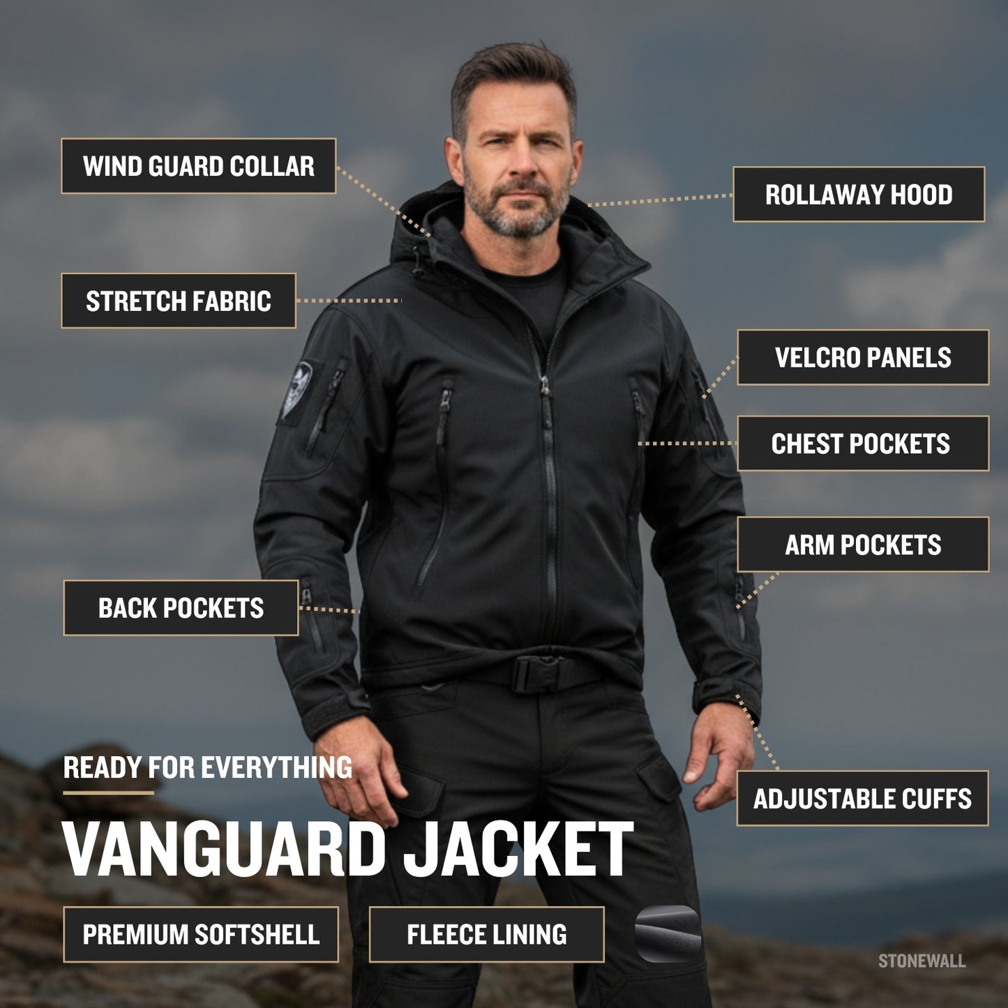VANGUARD WATERPROOF SOFTSHELL JACKET