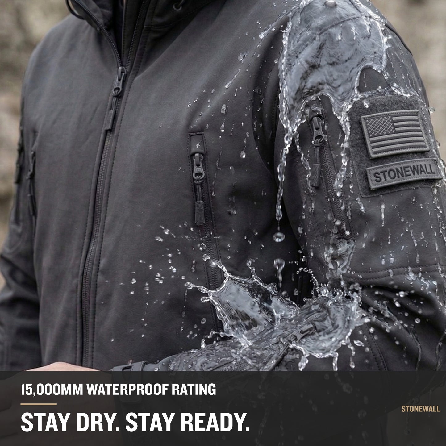 Vanguard Pro Waterproof Softshell Jacket & Pants Set - Fleece lined - 17 Pockets