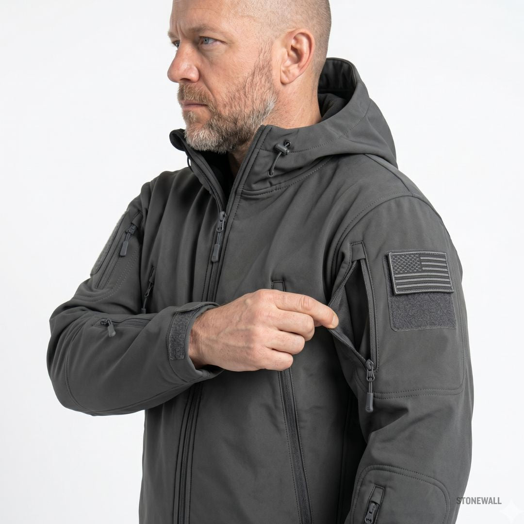 Vanguard Pro Waterproof Softshell Jacket & Pants Set - Fleece lined - 17 Pockets