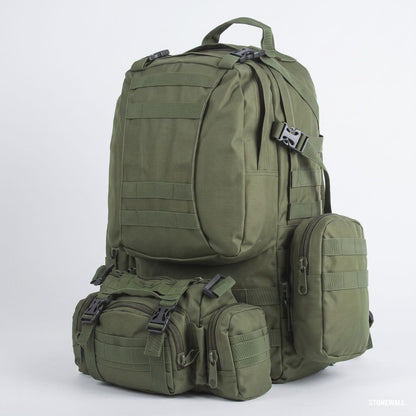 Vantage P1 - 50L Tactical Backpack, MOLLE Rucksack, Water-Resistant