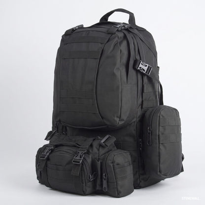 Vantage P1 - 50L Tactical Backpack, MOLLE Rucksack, Water-Resistant