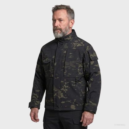 Vertex Tactical Waterproof Softshell Jacket – Fleece Lined, 9 Pockets