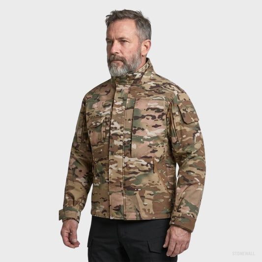 Vertex Tactical Waterproof Softshell Jacket – Fleece Lined, 9 Pockets