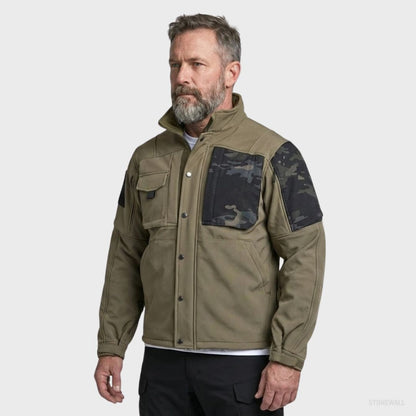 Vertex P2 Tactical Waterproof Softshell Jacket – Fleece Lined, 8 Pockets
