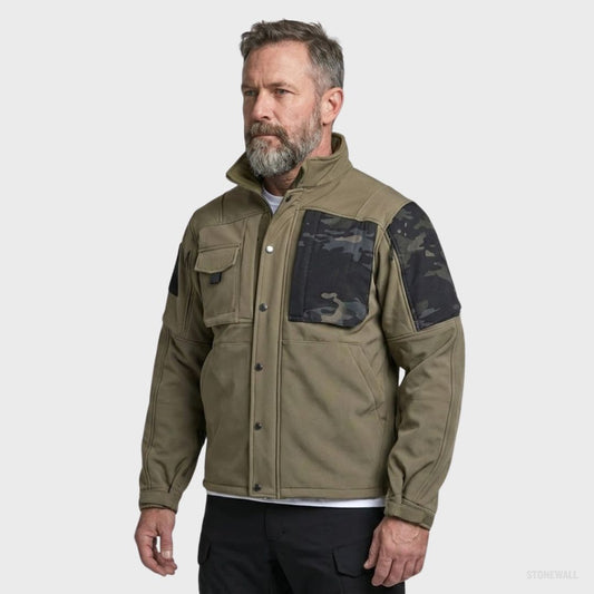 Vertex P2 Tactical Waterproof Softshell Jacket – Fleece Lined, 8 Pockets