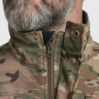 Vertex Tactical Waterproof Softshell Jacket – Fleece Lined, 9 Pockets