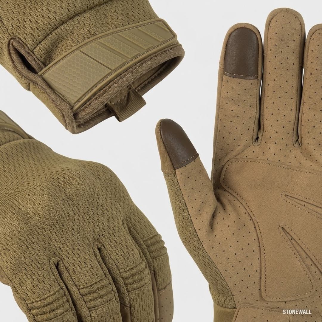 Recon GripCore™ A2 Tactical Gloves - Touch Screen, Anti-Slip, Adjustable