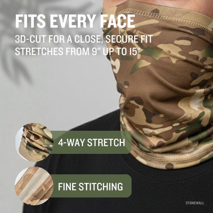Recon Neck Gaiter — Breathable Mesh Face & Neck Cover